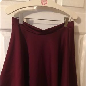 Cute Burgundy Skirt